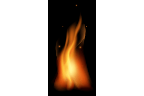 Download Fire Light Mockup. Realistic Burning Fla - Premium Resources