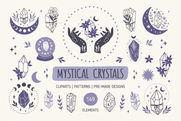 Download Mystical Crystals Collection - Crystals Collection