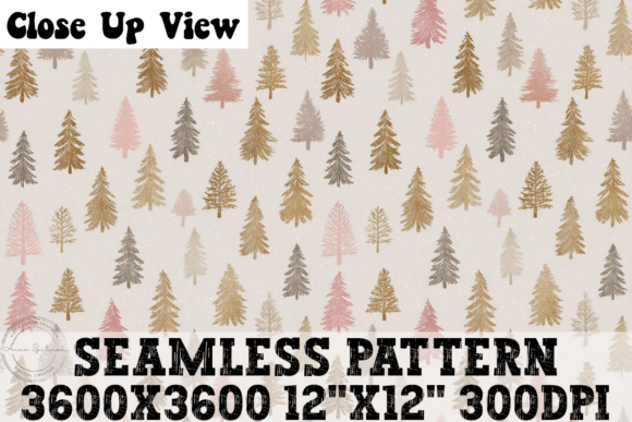 Download Neutral Colors Christmas Trees Pattern - Premium Resources
