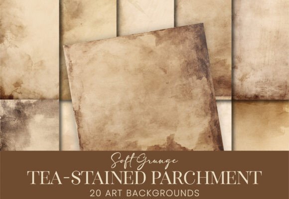 Download Tea Stained Aged Grunge Parchment Paper - Stained Collection
