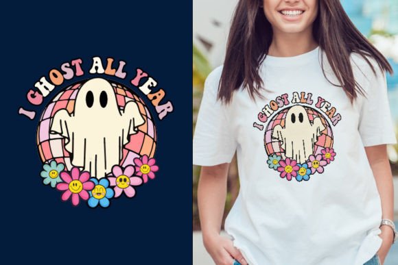 Download I Ghost Retro Halloween Svg Design - Ghost Collection