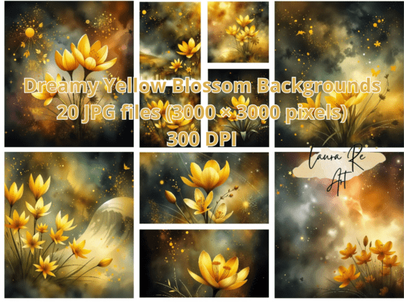 Download Dreamy Yellow Blossom Backgrounds - Blossom backgrounds Collection