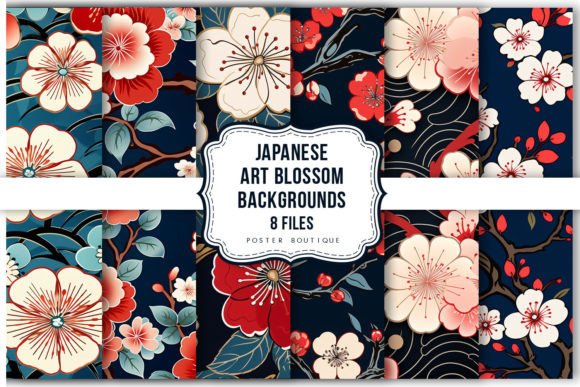 Download Japanese Art Blossom Backgrounds Pack - Blossom backgrounds Collection