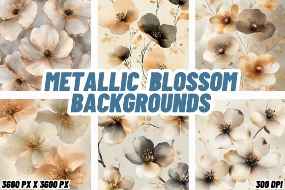 Download Metallic Blossom Backgrounds - Blossom backgrounds Collection